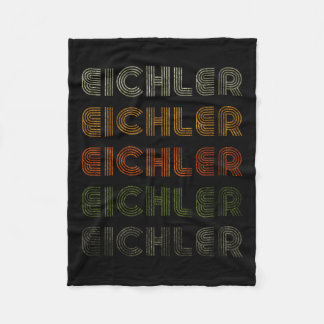 ラブハートアイシュラーティーグランジヴィンテージスタイルブラック フリースブランケット