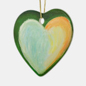 ラブハートアカスタムートオーナメント セラミックオーナメント (左)