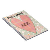 ラブハートアートフェイズ祈りの言葉ジャーナル ノートブック (右側)