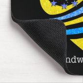 ラブハートウクライナはウクライナと親切に立つ マウスパッド (コーナー)