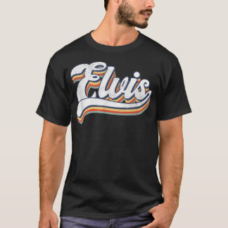 ラブハートエルビス名パーソナライズされたグンジュヴィンテージS Tシャツ