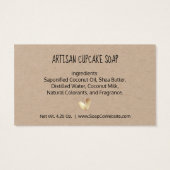 ラブハートエレガント 手作りの愛を込めて クラフトギフタグ (裏面)