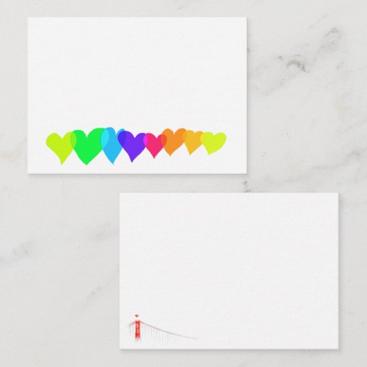 ラブハートカード ノートカード (正面/裏面)