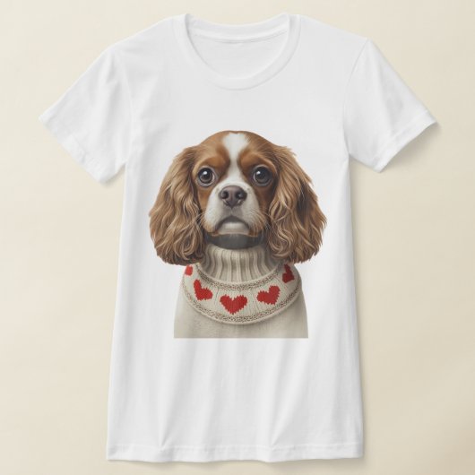 ラブハートキャバリア Tシャツ (レイダウン)