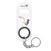 ラブハートキーチェーンボトルオープナー キーホルダー栓抜き (裏面)