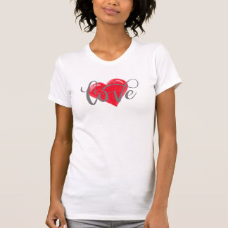 ラブハートグラフィックTシャツ Tシャツ