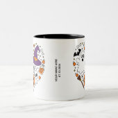 ラブハートシェイプハロウィーン誕生日キープサケ ツートーンマグカップ (中央)