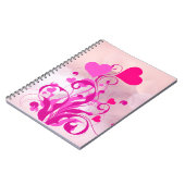 ラブハートシェイプTree-25053 ノートブック (左側)