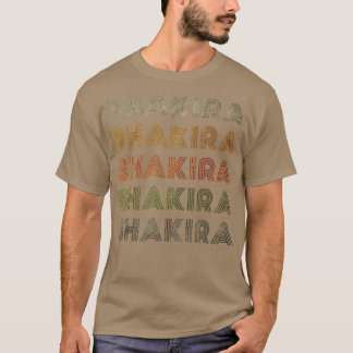 ラブハートシャキラティーグルンジヴィンテージスタイルブラックS Tシャツ