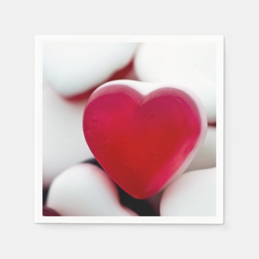 ラブハートスイーツカクテル紙ナプキン スタンダードカクテルナプキン (正面)