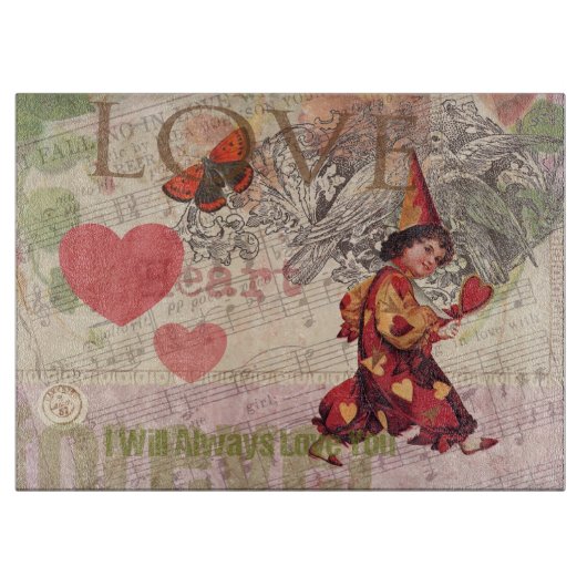 ラブハートスウィートバレンタインケルブ カッティングボード (正面)