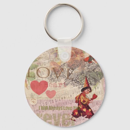 ラブハートスウィートバレンタインケルブ キーホルダー (正面)