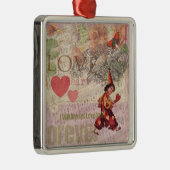 ラブハートスウィートバレンタインケルブ メタルオーナメント (右)