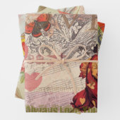 ラブハートスウィートバレンタインケルブ ラッピングペーパーシート (インサイチュ)