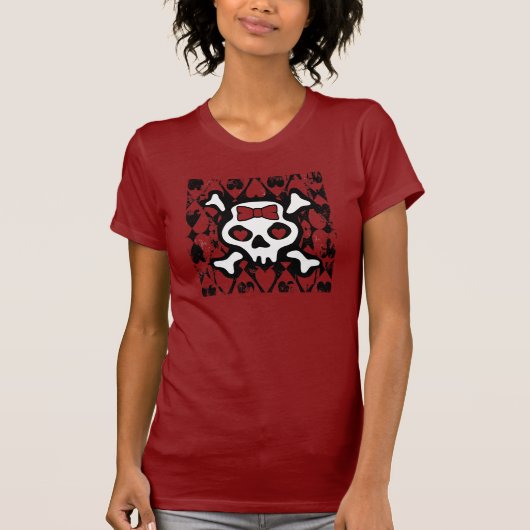 ラブハートスカル Tシャツ (正面)