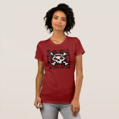 ラブハートスカル Tシャツ (正面フル)