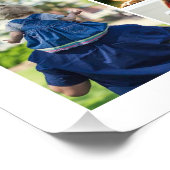 ラブハートセンターピース付き28枚写真コラージュフレーム ポスター (コーナー)