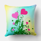 ラブハートツリーフラワーズ–46555 クッション (裏面)