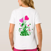 ラブハートツリー Tシャツ (裏面)