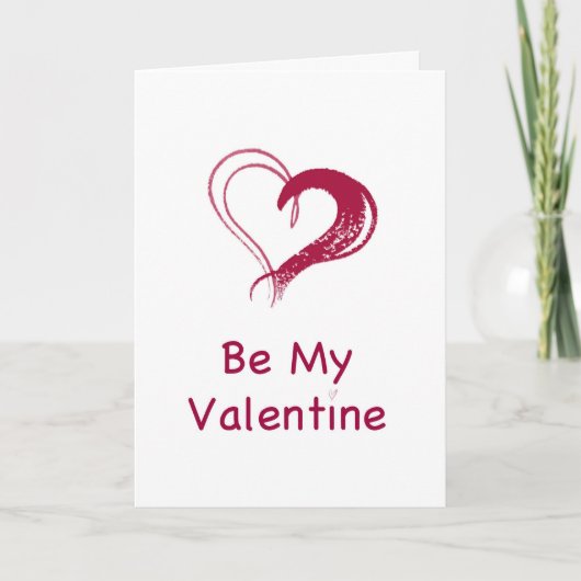 ラブハートドードルバレンタインデーカード シーズンカード (正面)