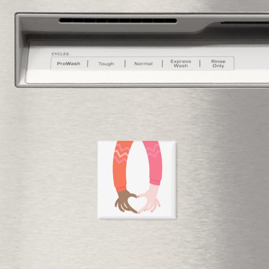 ラブハートハンズア感動的ート マグネット (インサイチュ (食洗機))