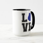 ラブハートバッジ警察サポート マグカップ (正面右)