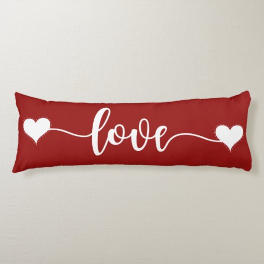 ラブハートバレンタインギフト ボディピロー (正面)