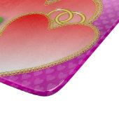 ラブハートバレンタインデー カッティングボード (角)