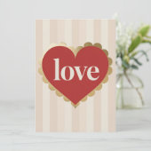 ラブハートバレンタインデー カード (スタンド正面)