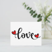 ラブハートバレンタインデー ポストカード (スタンド正面)