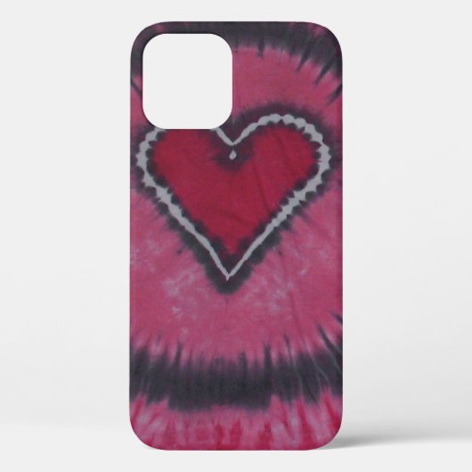 ラブハートバレンタイン絞り染め Case-Mate iPhoneケース (裏面)