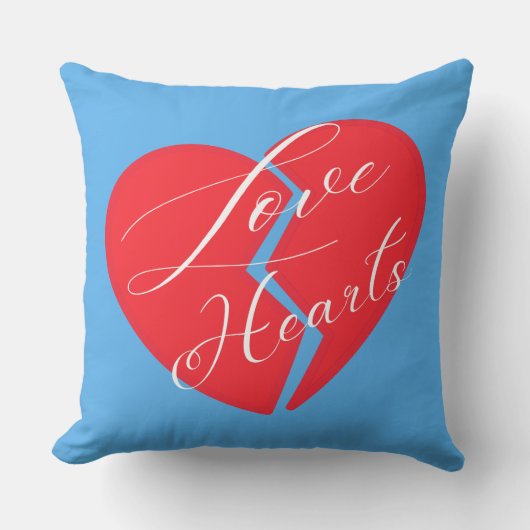 ラブハートバレンタイン クッション (正面)