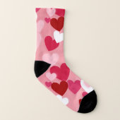 ラブハートパターン ソックス (左内側)