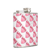 ラブハートパターン フラスク (右)