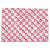 ラブハートパターン ラージペーパーバッグ (裏面)