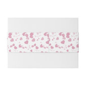 ラブハートパーソナライズされた結婚ズ 招待状ベリーバンド (裏面例)