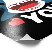 ラブハートヒョウかわいいバレンタインデー フォトプリント            (角)