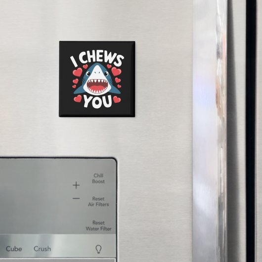 ラブハートヒョウかわいいバレンタインデー マグネット (インサイチュ (冷蔵庫))