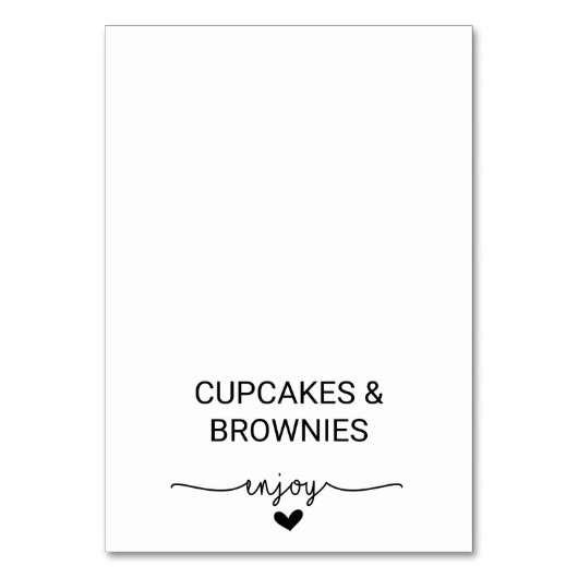 ラブハートビュッフェフードラベル テーブルナンバー (正面)