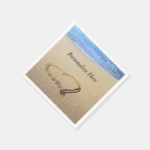 ラブハートビーチ スタンダードカクテルナプキン (角)