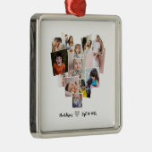 ラブハートフォトコラージュ メタルオーナメント (右)