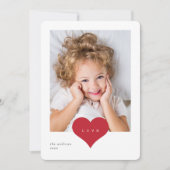 ラブハートフォトバレンタインデー シーズンカード (正面)