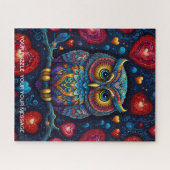 ラブハートフクロウ ジグソーパズル (横)