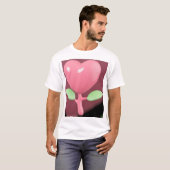 ラブハートフラワー Tシャツ (正面フル)