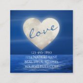 ラブハートフルムーンオーバーウォータービーチ スクエア名刺 (裏面)