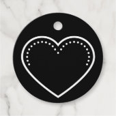 ラブハートホワイトバレンタイン フェイバータグ (正面)