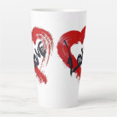 ラブハートラテマグ カフェラテマグ (正面)