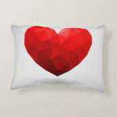 ラブハートローポリバレンタイン アクセントクッション (裏面)