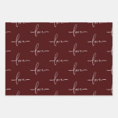 ラブハートヴァレンティンラッピング紙 ラッピングペーパーシート (正面3)