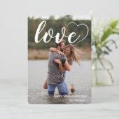 ラブハート写真ハッピーバレンタインデー シーズンカード (スタンド正面)